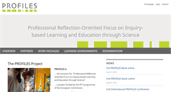 Desktop Screenshot of profiles-project.eu